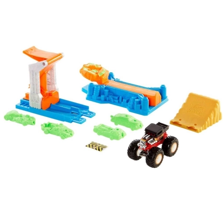 Hot Wheels Monster Trucks Kaskaderskie lądowanie